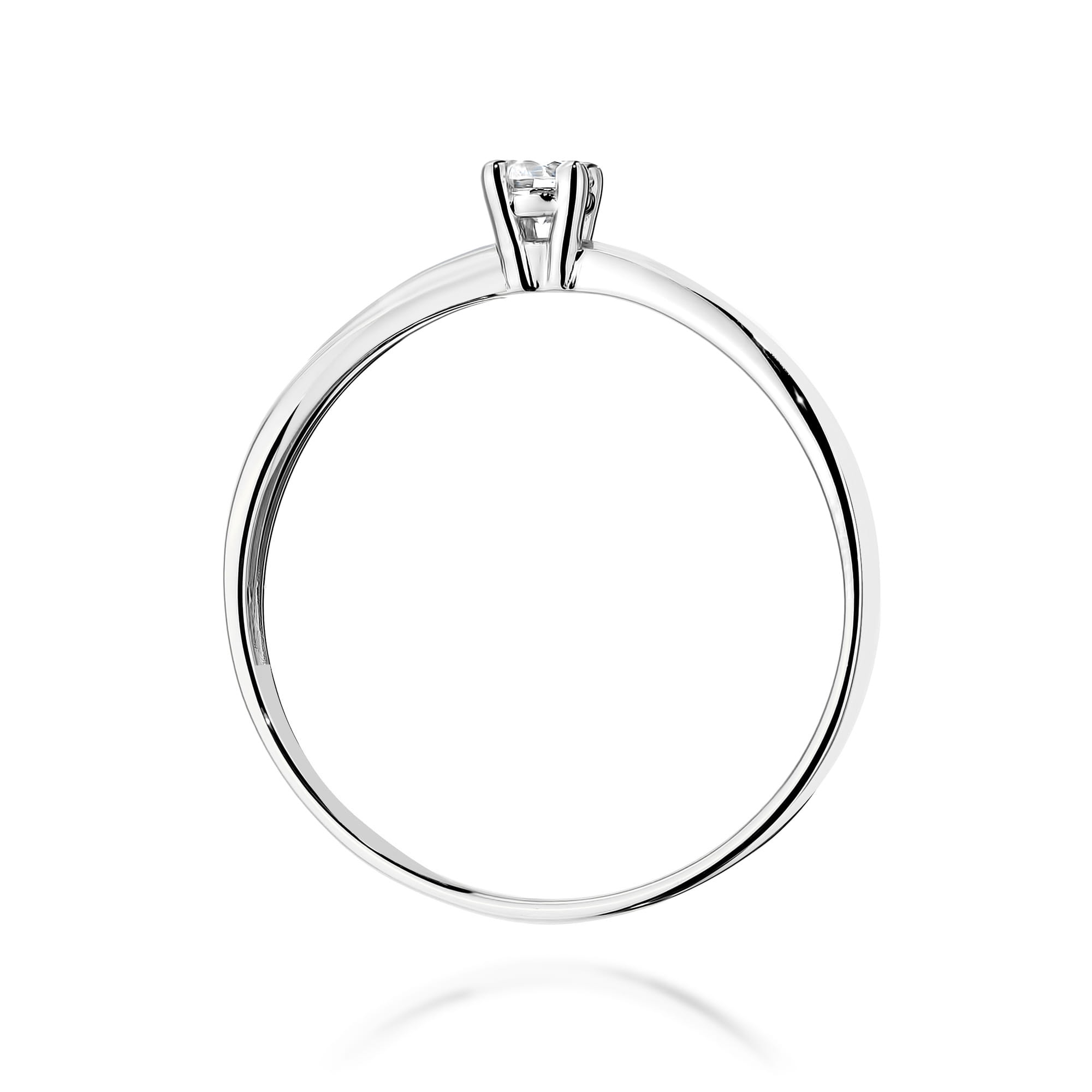 Inel Aur 14K cu Diamant de Laborator 0.10 ct