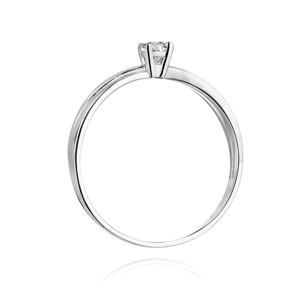 Inel Aur 9K cu Diamant Natural 0.08 ct
