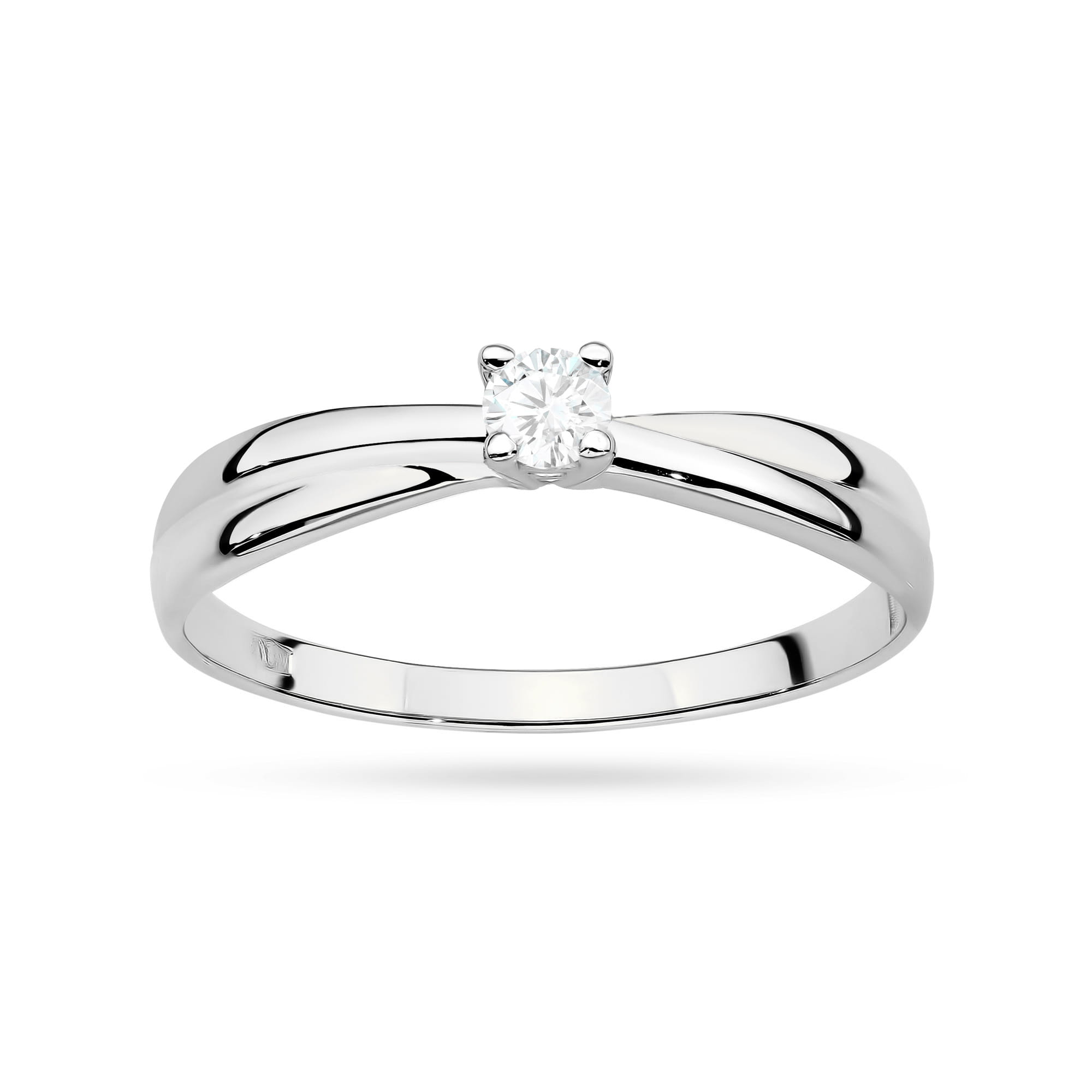 Inel Aur 9K cu Diamant de Laborator 0.10 ct