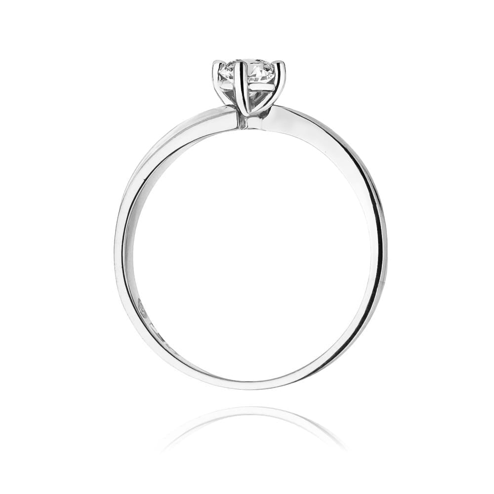 Inel Aur 14K W0231 Diamant Cultivat 0.25ct
