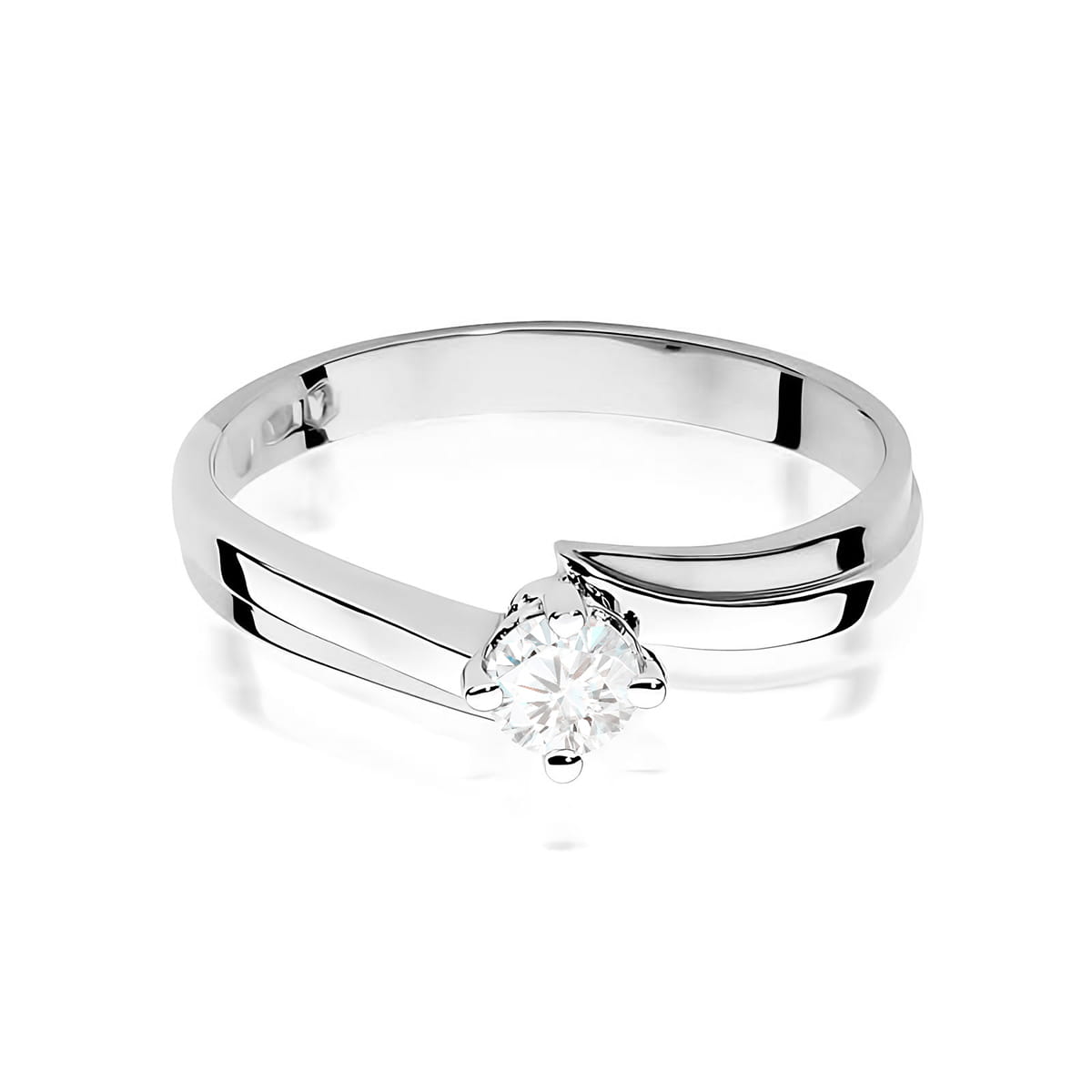 Inel Aur 9K cu Diamant Natural 0.25 ct
