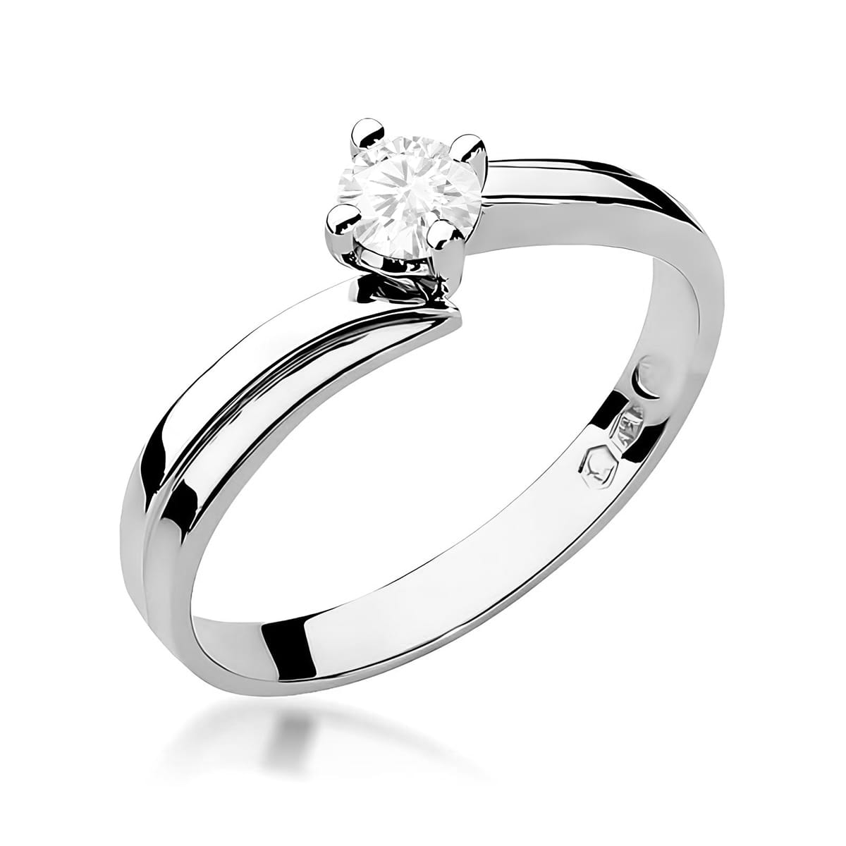 Inel Aur 9K cu Diamant de Laborator 0.30 ct