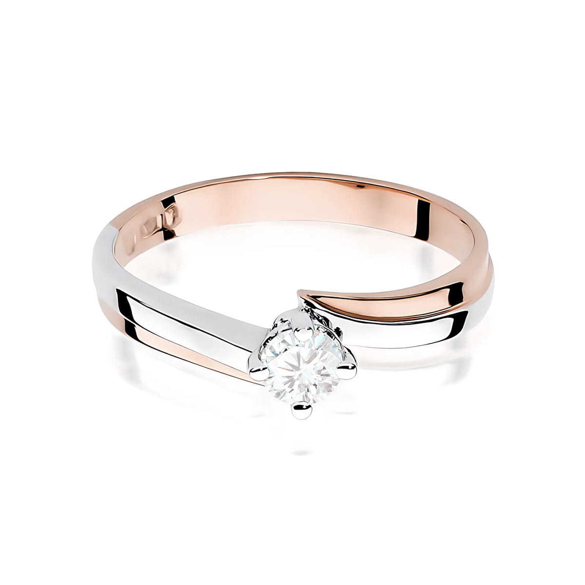 Inel Aur 14K W0231 Diamant Cultivat 0.25ct
