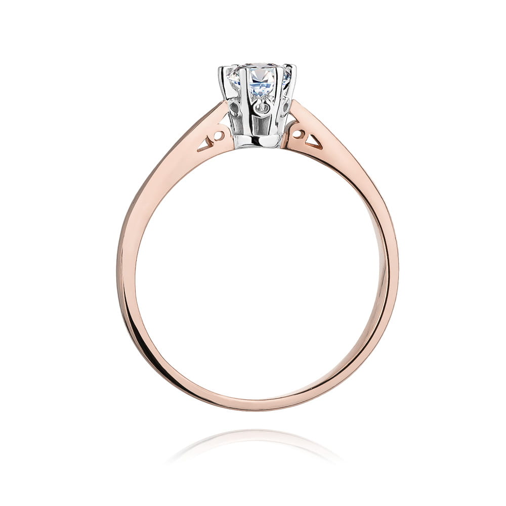 Inel Aur 14K W234 Diamant Laborator 0.25ct