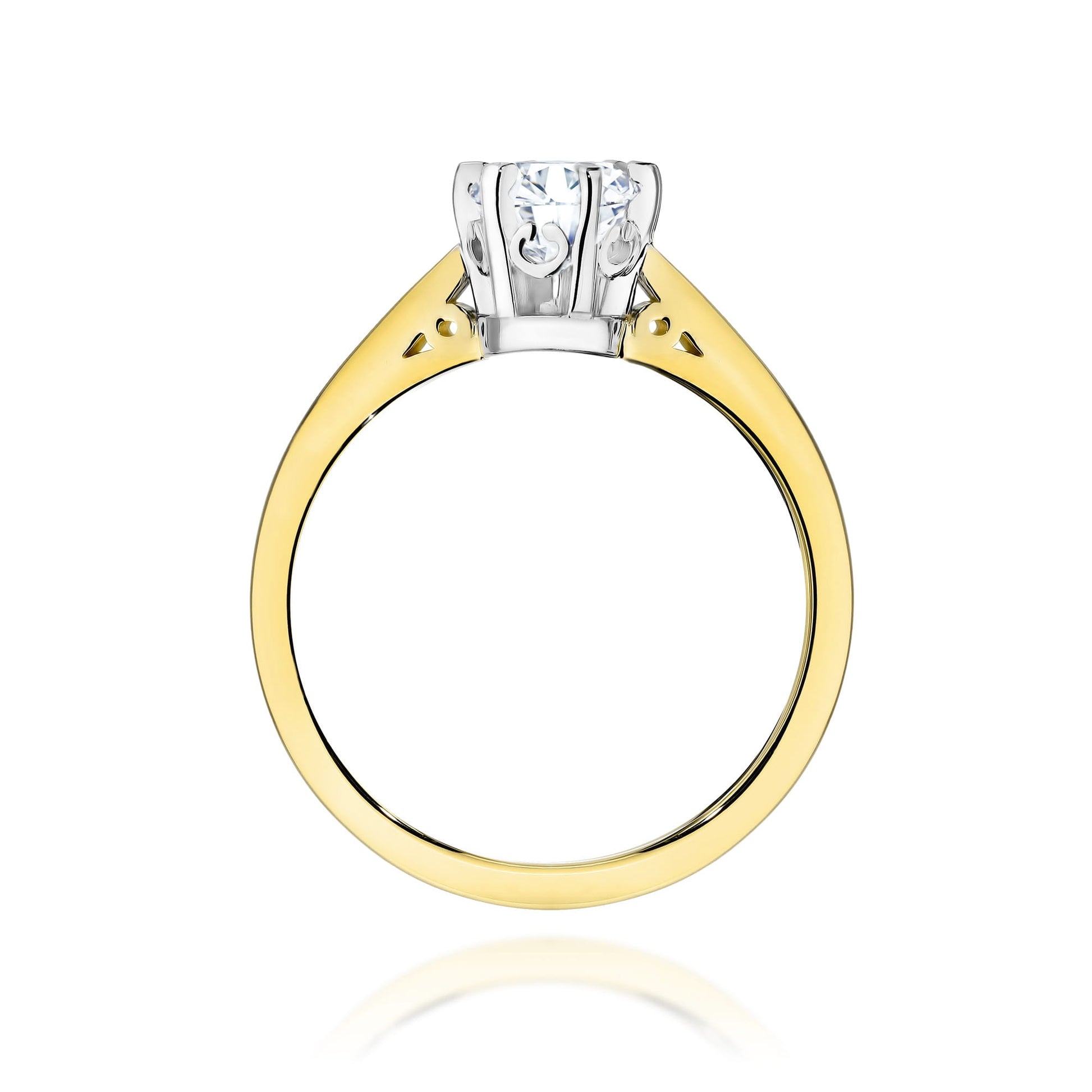 Inel Aur 9K cu Diamant Natural 1.00 ct