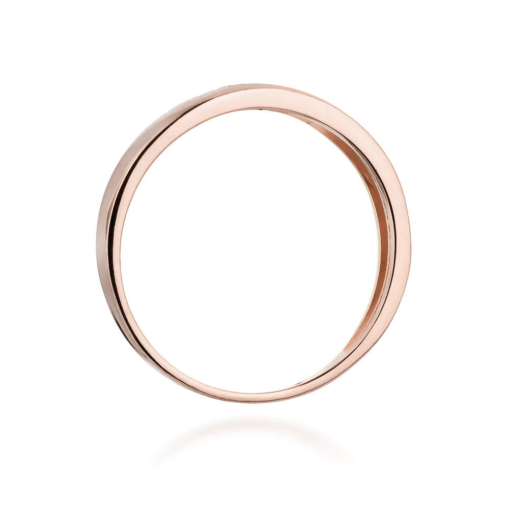 Inel Aur 14K cu Diamante Negre Naturale 0.04 ct