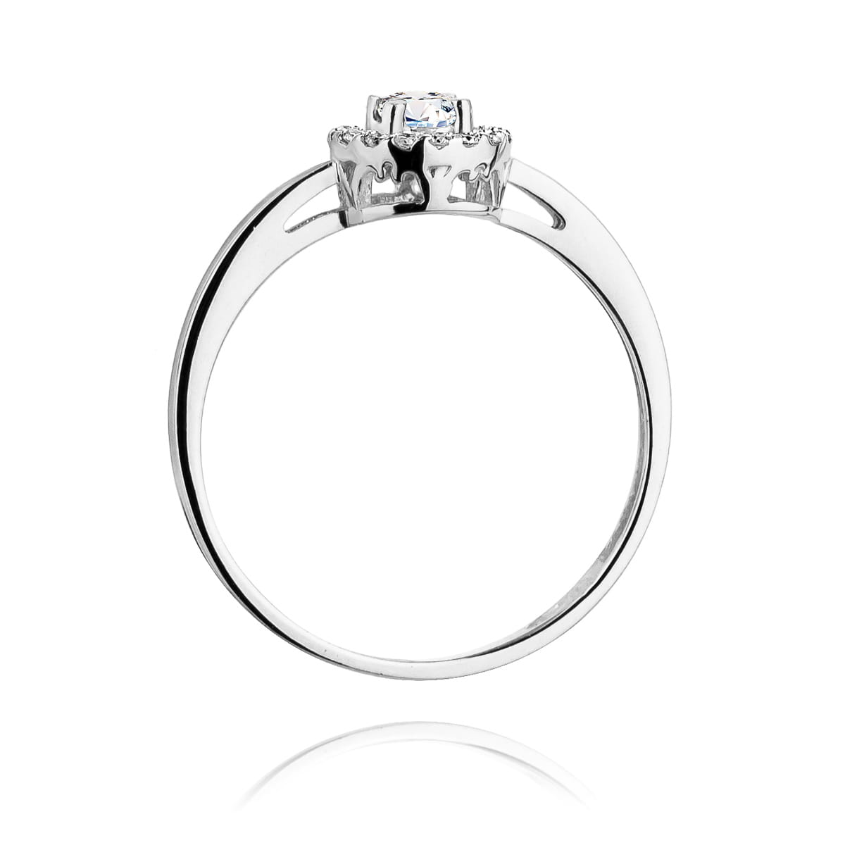 Inel Aur 9K cu Diamante Naturale 0.20 ct