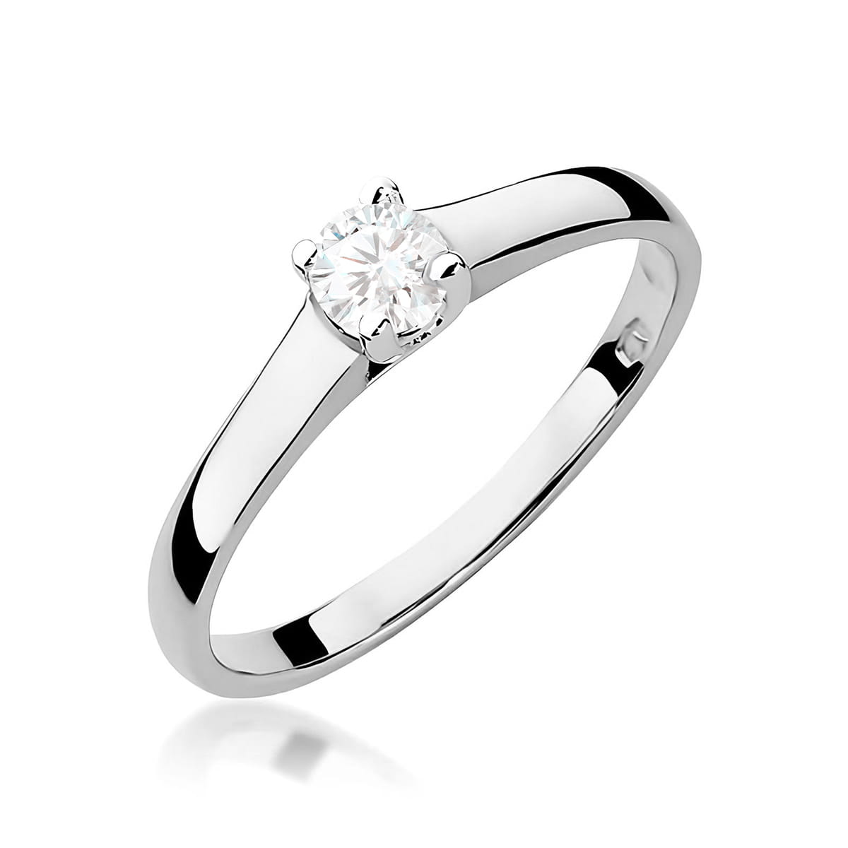 Inel Aur 9K cu Diamant Natural 0.20 ct