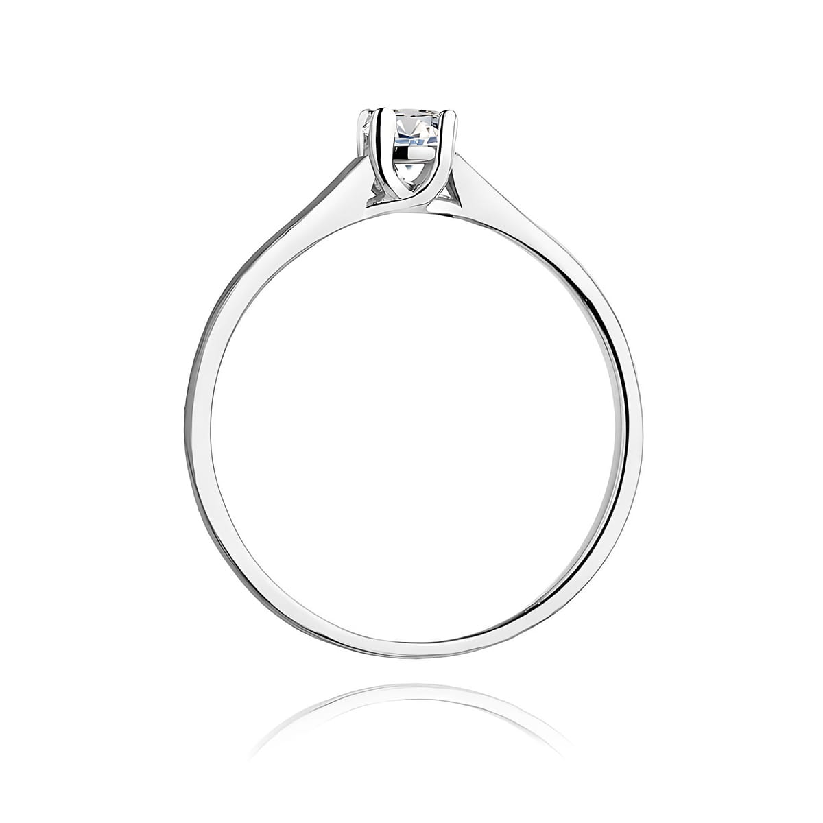 Inel Aur 9K cu Diamant Natural 0.20 ct