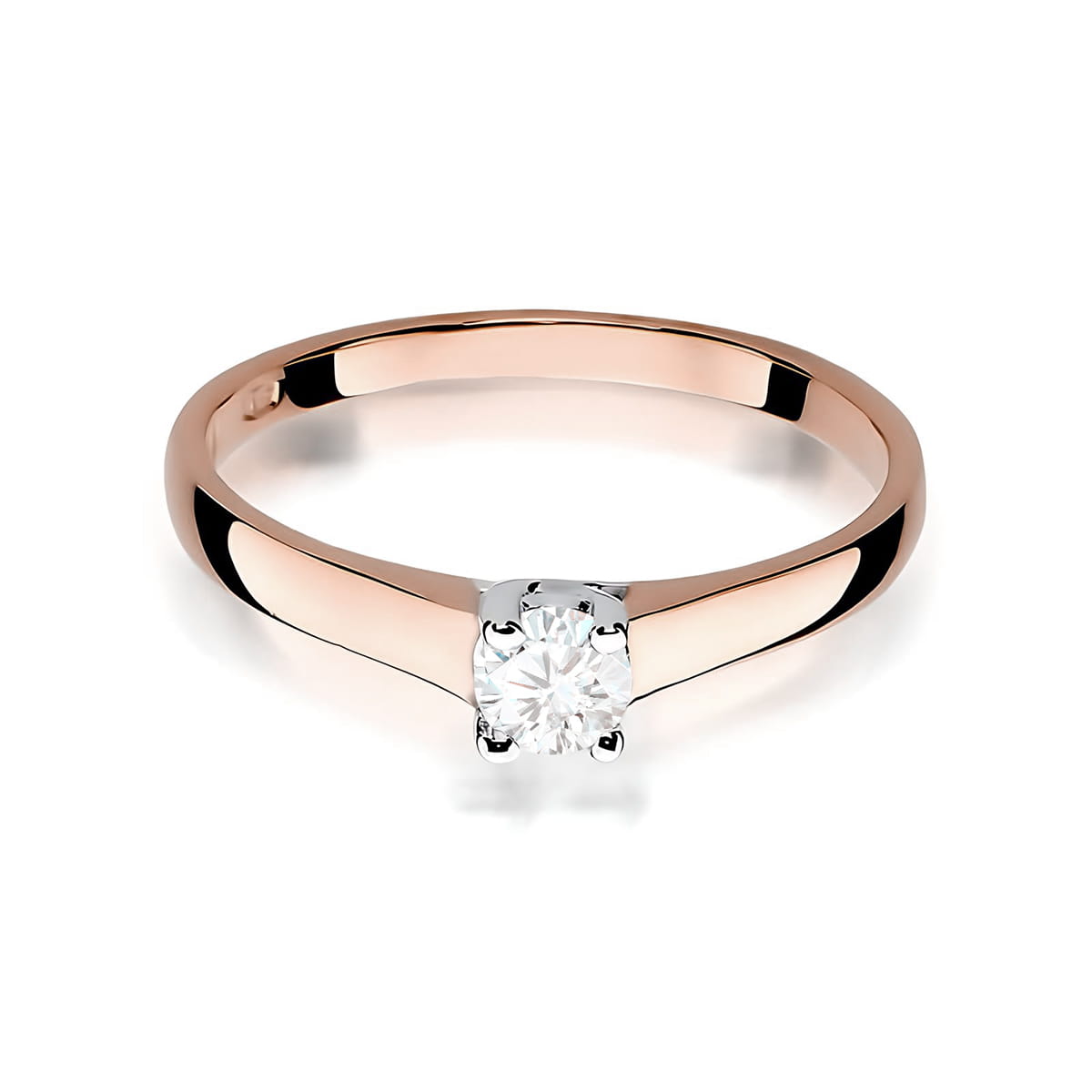 Inel Aur 14K W0239 Diamant Cultivat 0.20ct