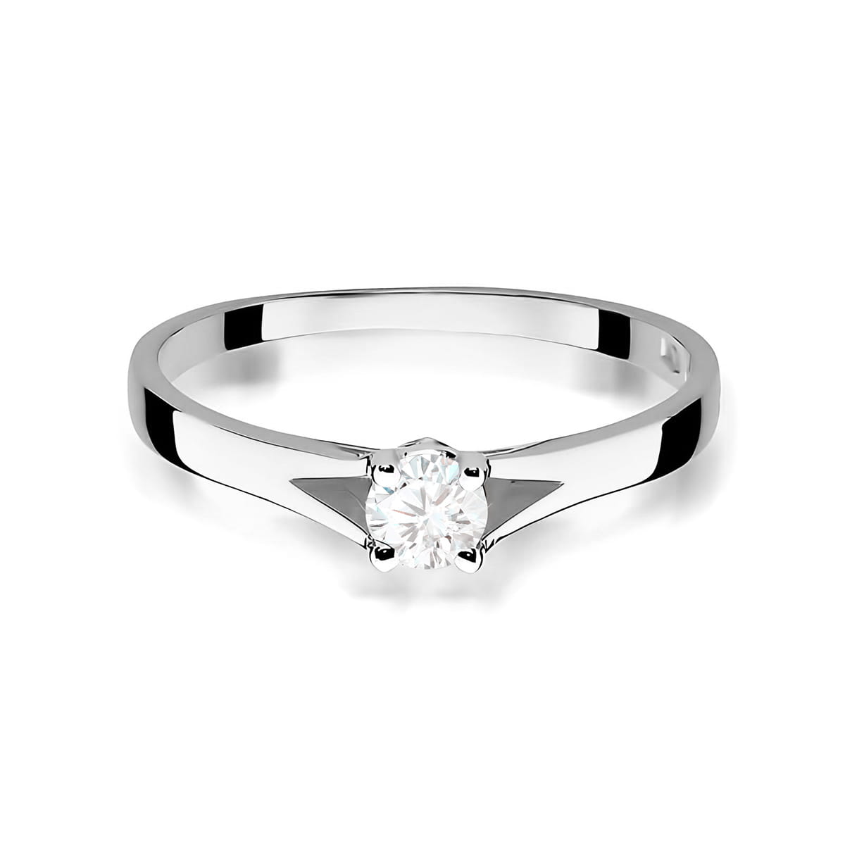 Inel Aur 9K cu Diamant Natural 0.20 ct