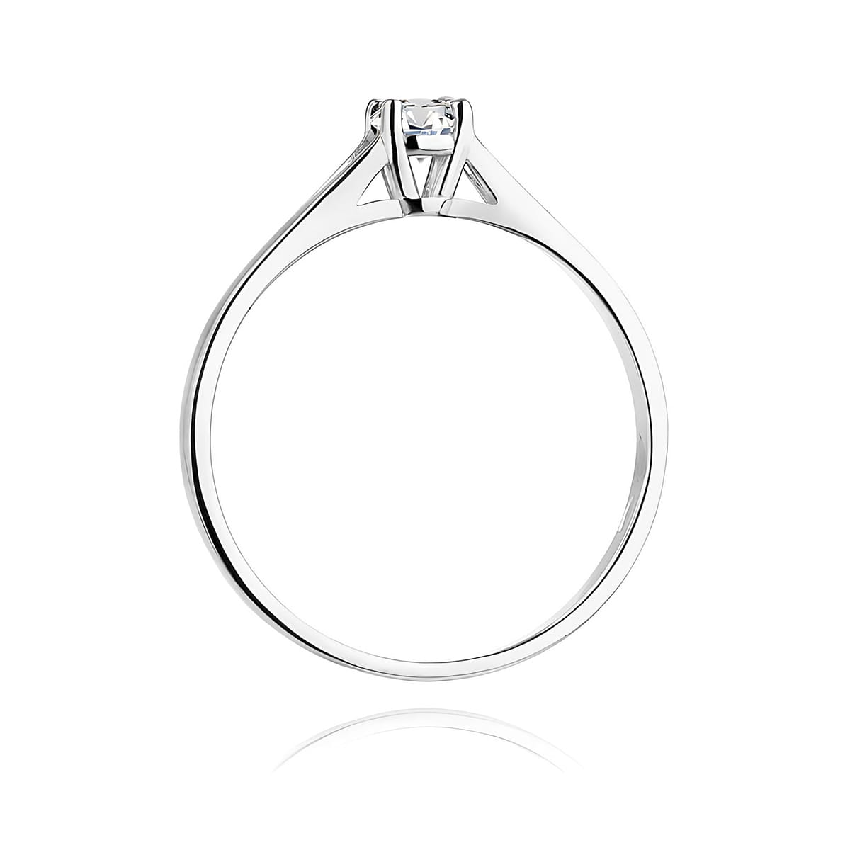 Inel Aur 9K cu Diamant Natural 0.20 ct