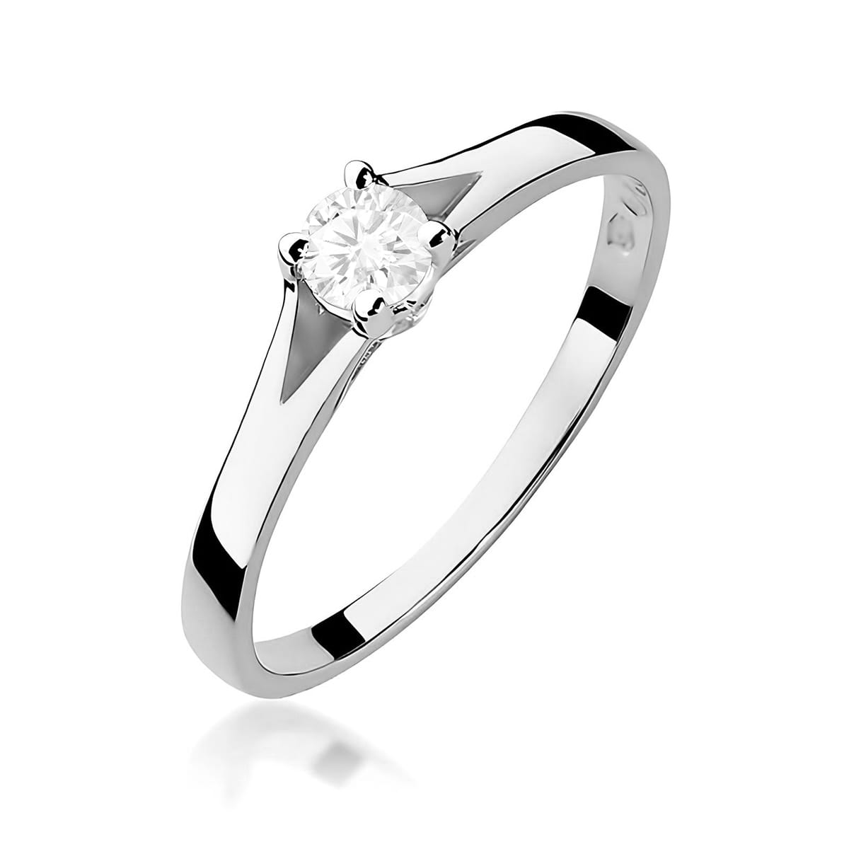 Inel Aur 9K cu Diamant de Laborator 0.20 ct