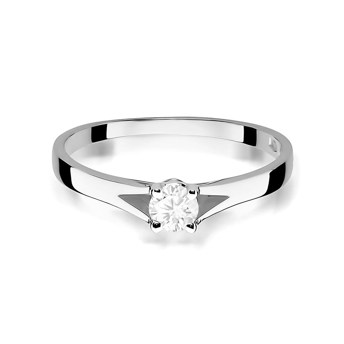 Inel Aur 9K cu Diamant de Laborator 0.20 ct