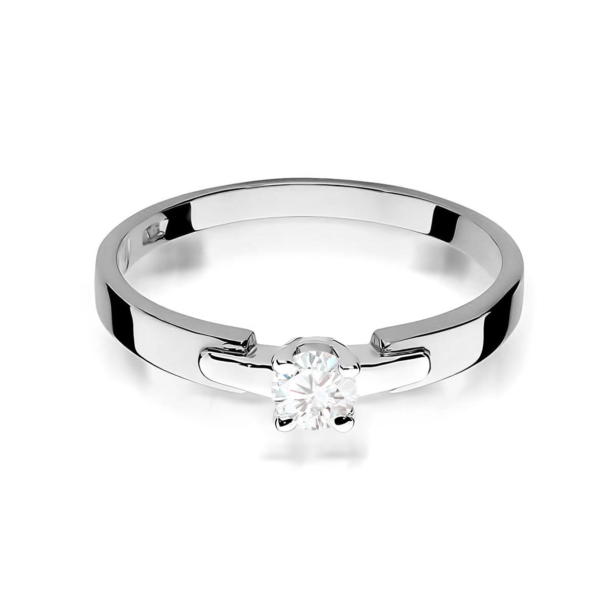 Inel Aur 9K cu Diamant Natural 0.20 ct