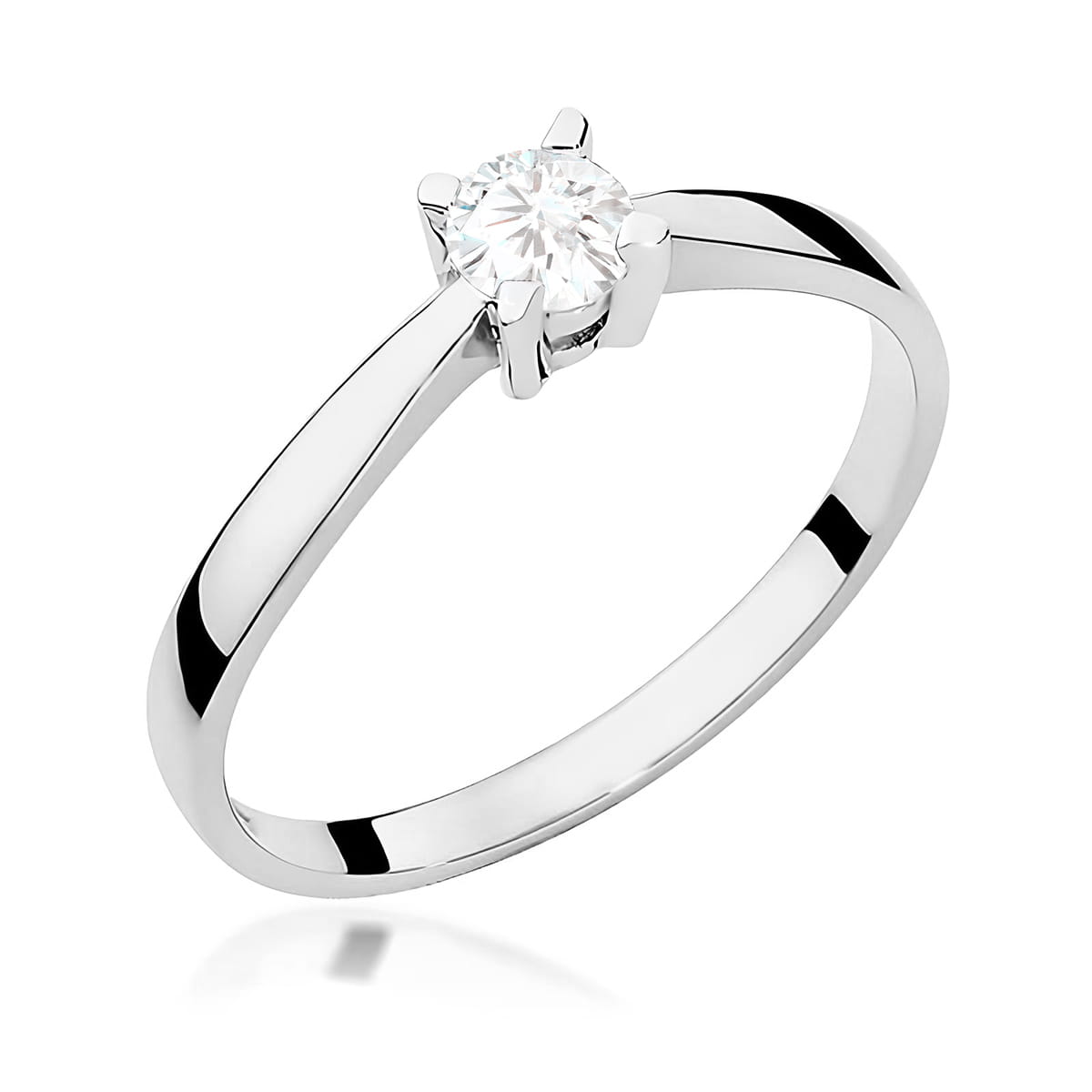 Inel Aur 9K cu Diamant Natural 0.20 ct