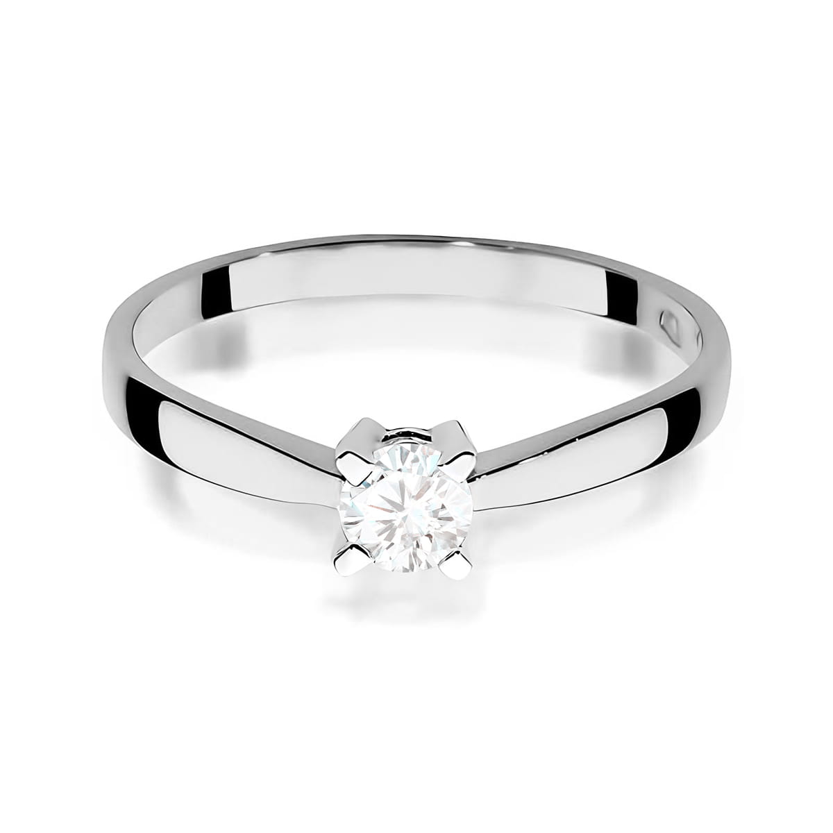 Inel Aur 9K cu Diamant Natural 0.20 ct