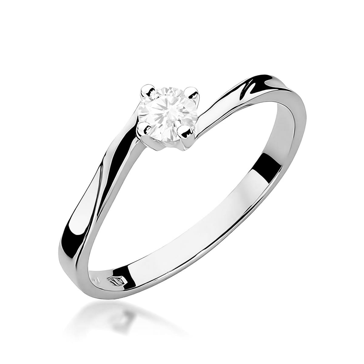 Inel Aur 14K W0243 Diamant Laborator 0.20ct