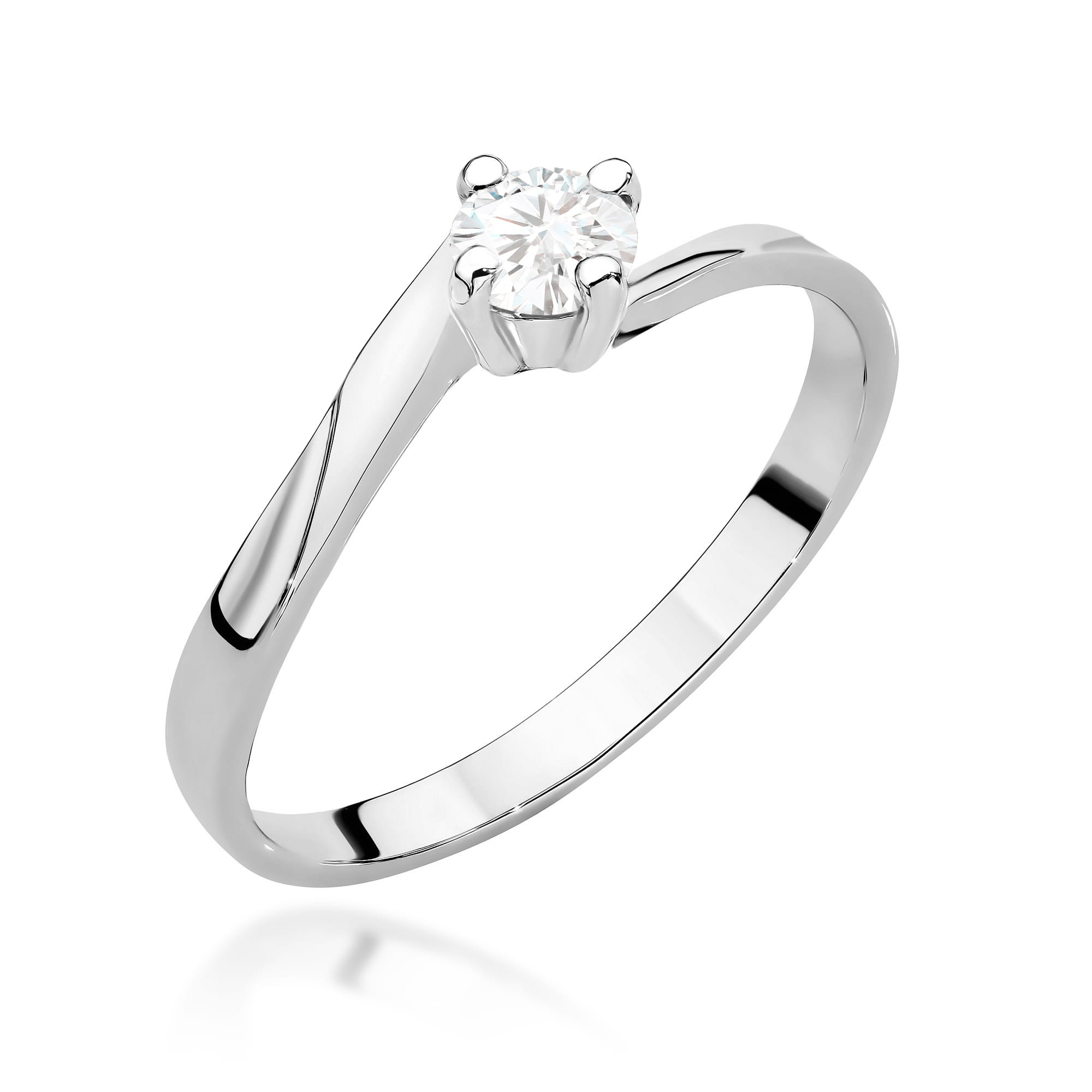 Inel Aur 9K cu Diamant Natural 0.20 ct