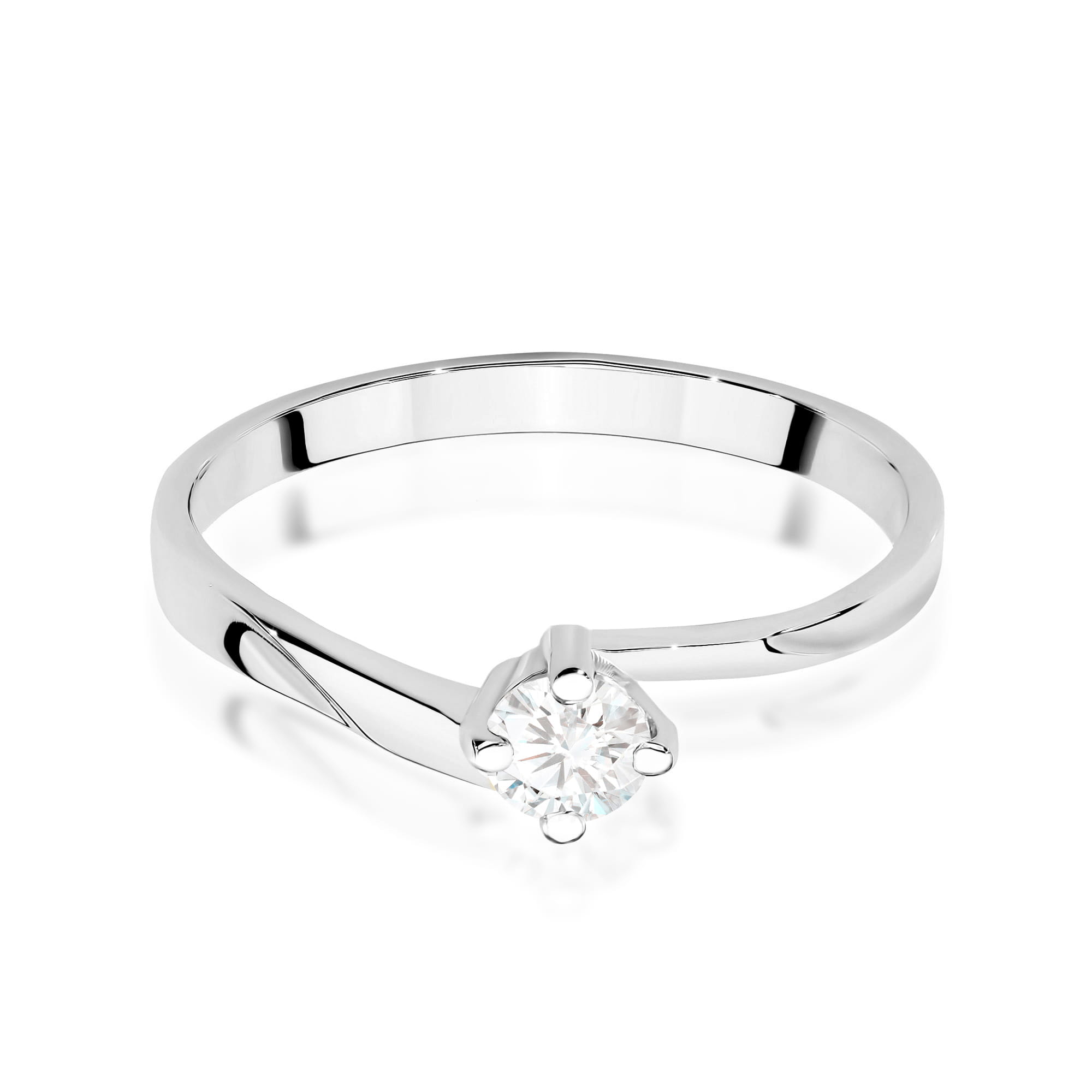 Inel Aur 9K cu Diamant Natural 0.20 ct
