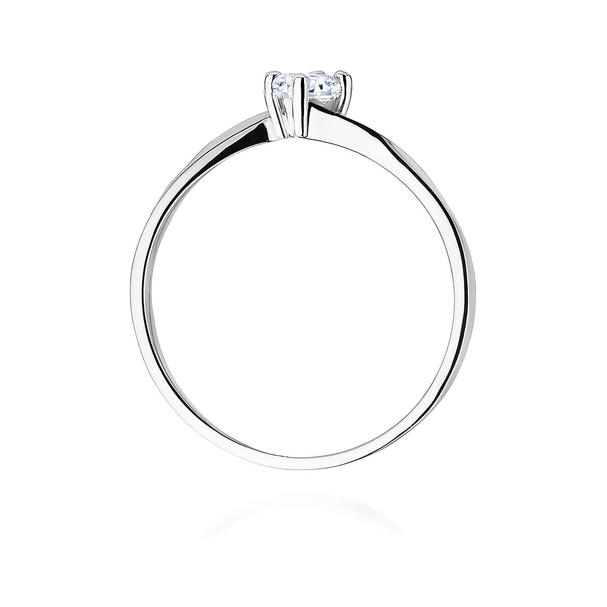 Inel Aur 9K cu Diamant de Laborator 0.20 ct