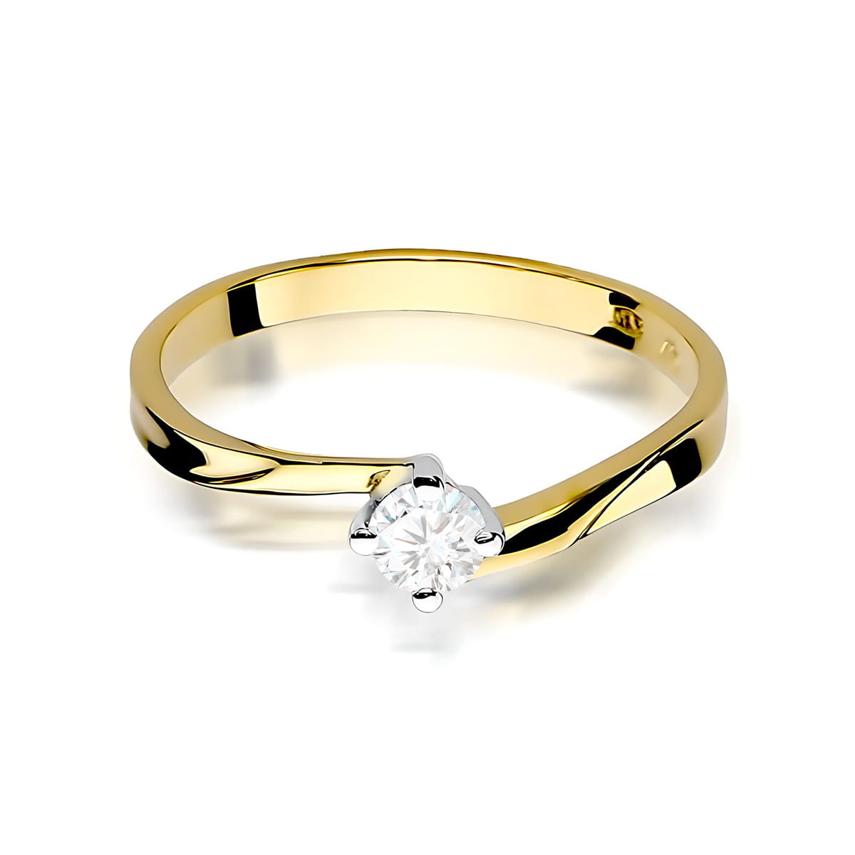 Inel Aur 14K W0243 Diamant Laborator 0.20ct