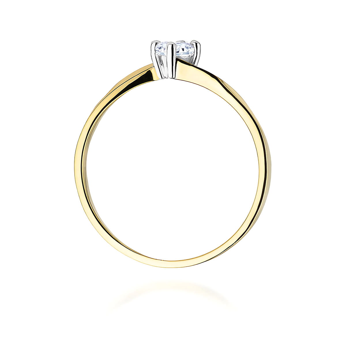 Inel Aur 9K cu Diamant de Laborator 0.20 ct