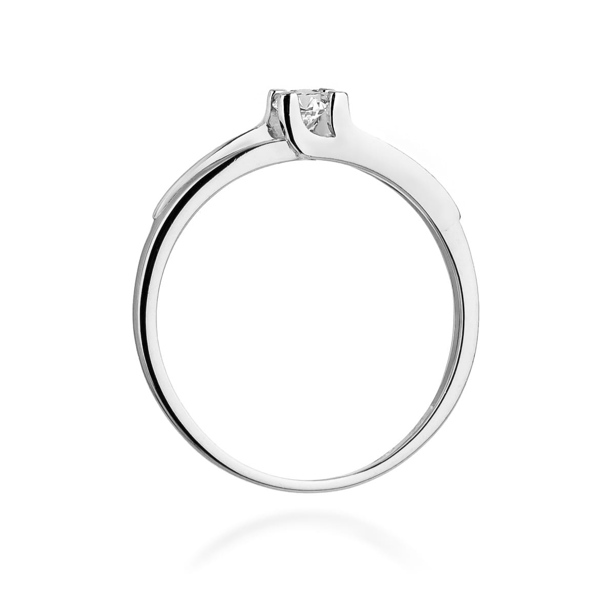 Inel Aur 9K cu Diamant Natural 0.12 ct