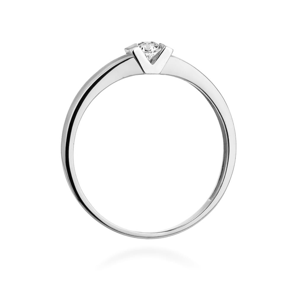 Inel Aur 9K cu Diamant Natural 0.10 ct