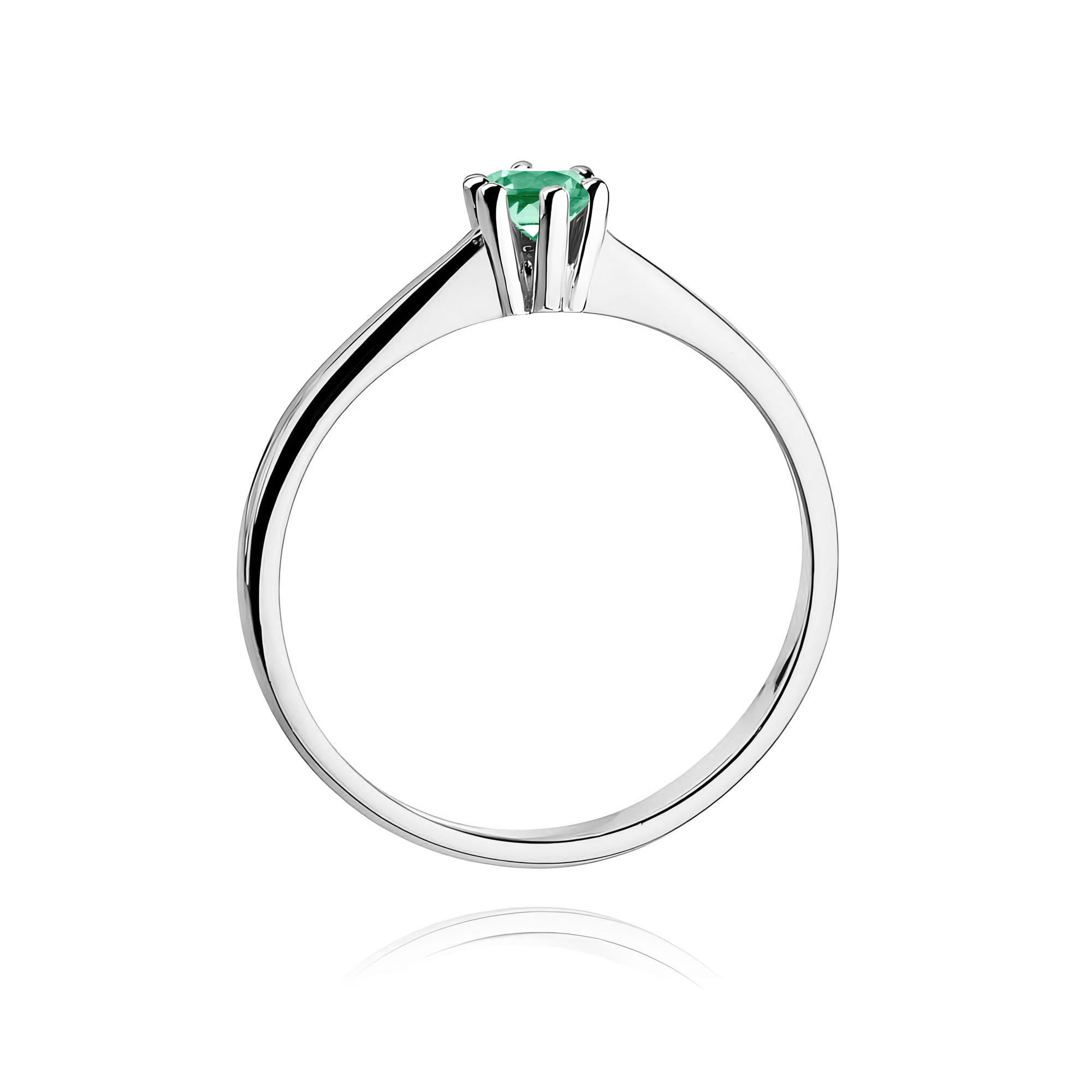 Inel Aur 14K cu Smarald 0.30 ct