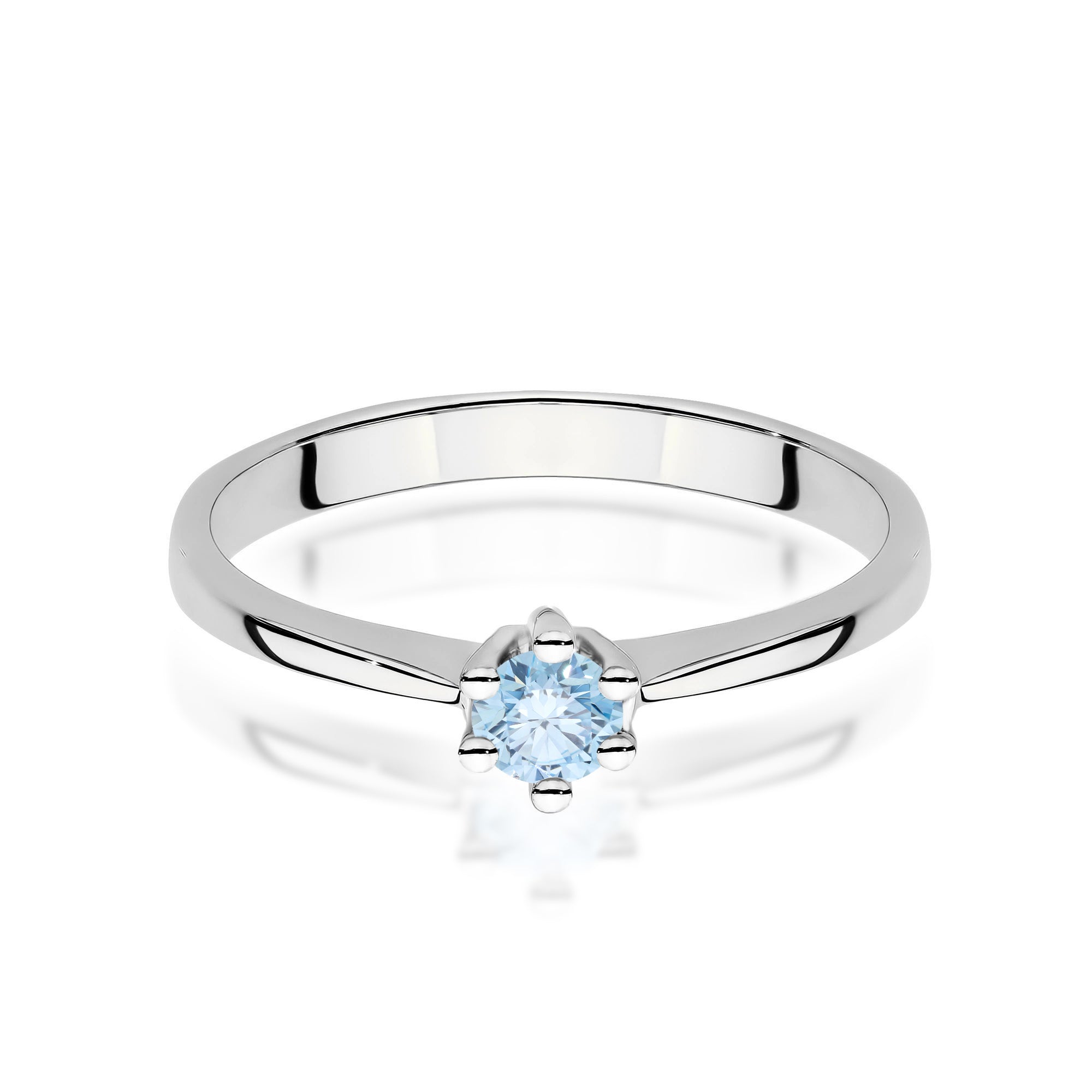 Inel Aur 14K cu Diamant Natural 0.15 ct