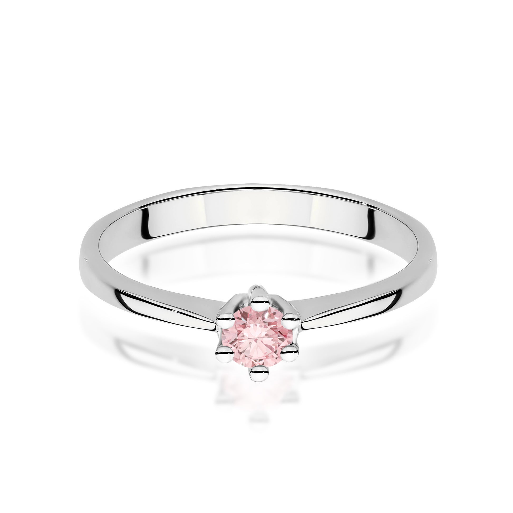 Inel Aur 14K cu Diamant Natural 0.15 ct