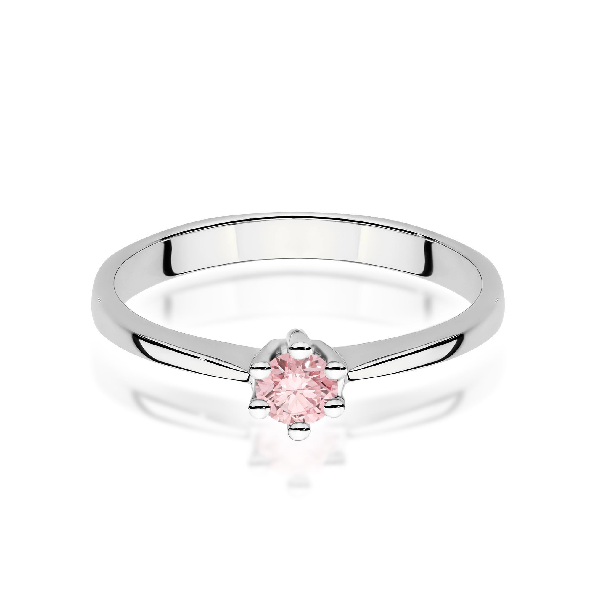 Inel Aur 14K cu Diamant Natural 0.15 ct