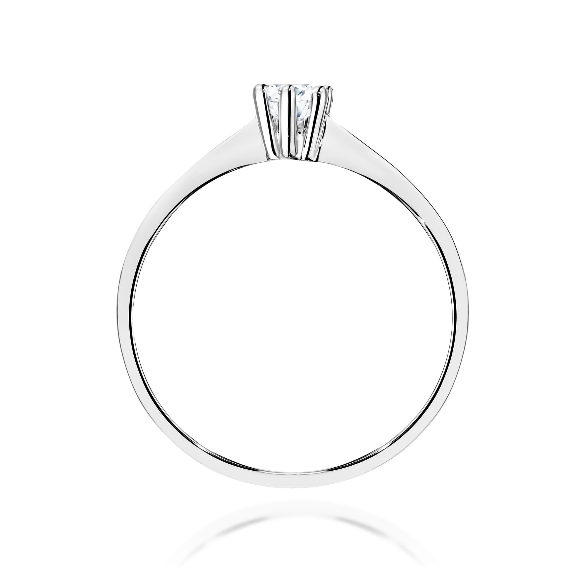 Inel Aur 14K cu Diamant de Laborator 0.15 ct