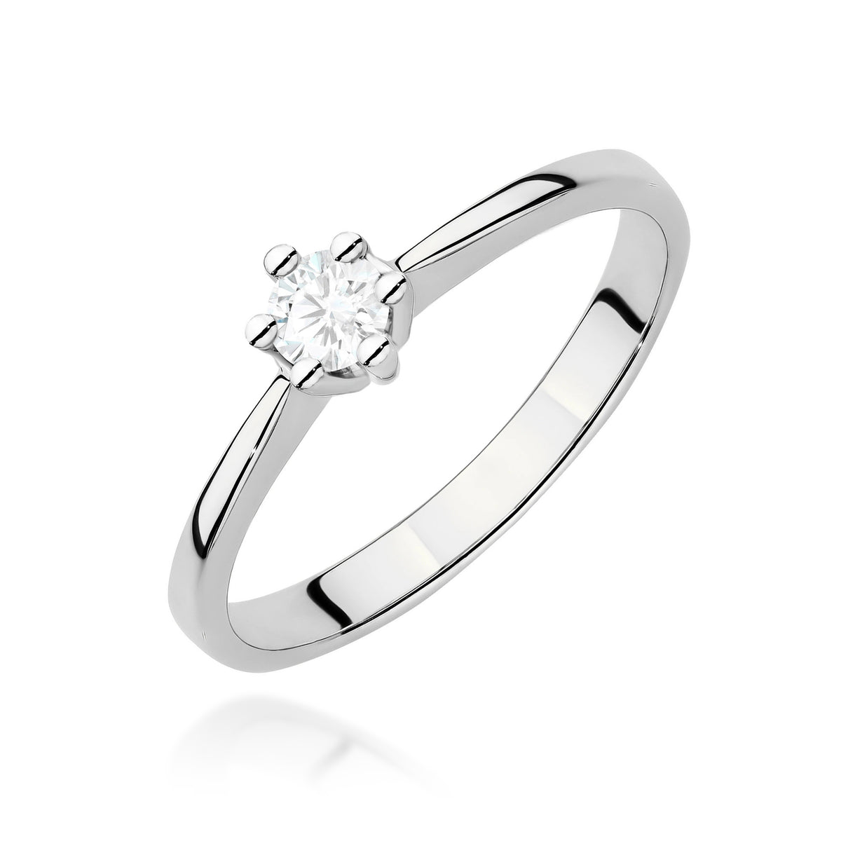 Inel Aur 14K cu Diamant de Laborator 0.20 ct