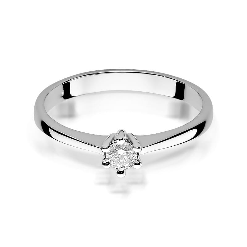 Inel Aur 9K cu Diamant Natural 0.20 ct