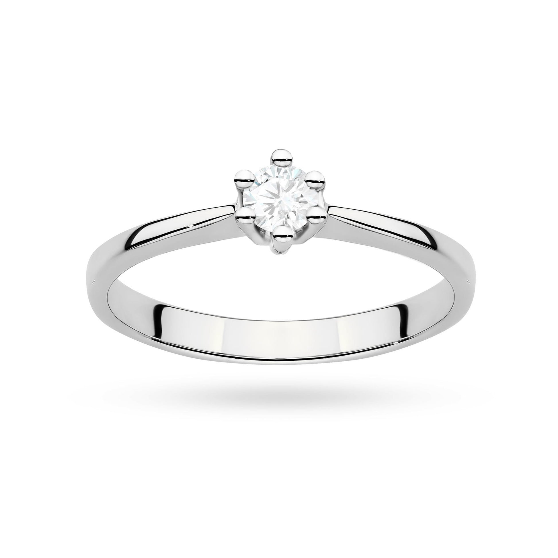 Inel Aur 9K cu Diamant de Laborator 0.15 ct