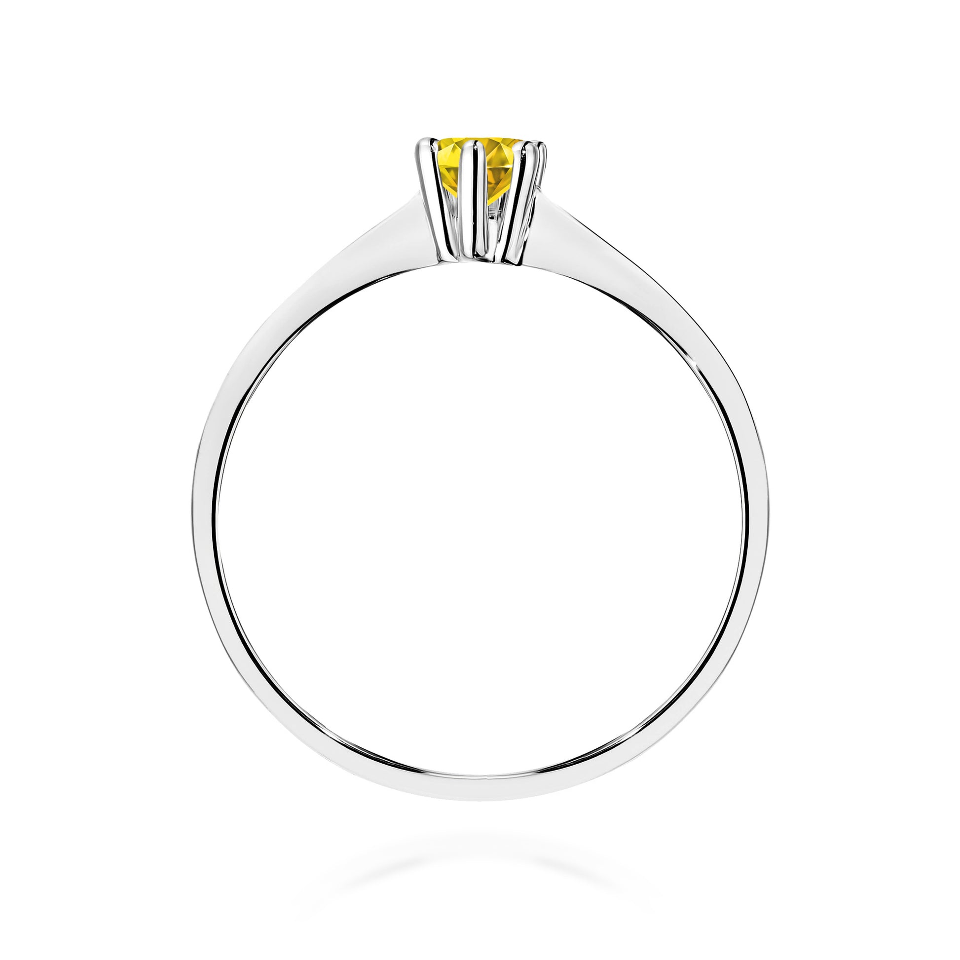 Inel Aur 9K cu Diamant Natural 0.15 ct