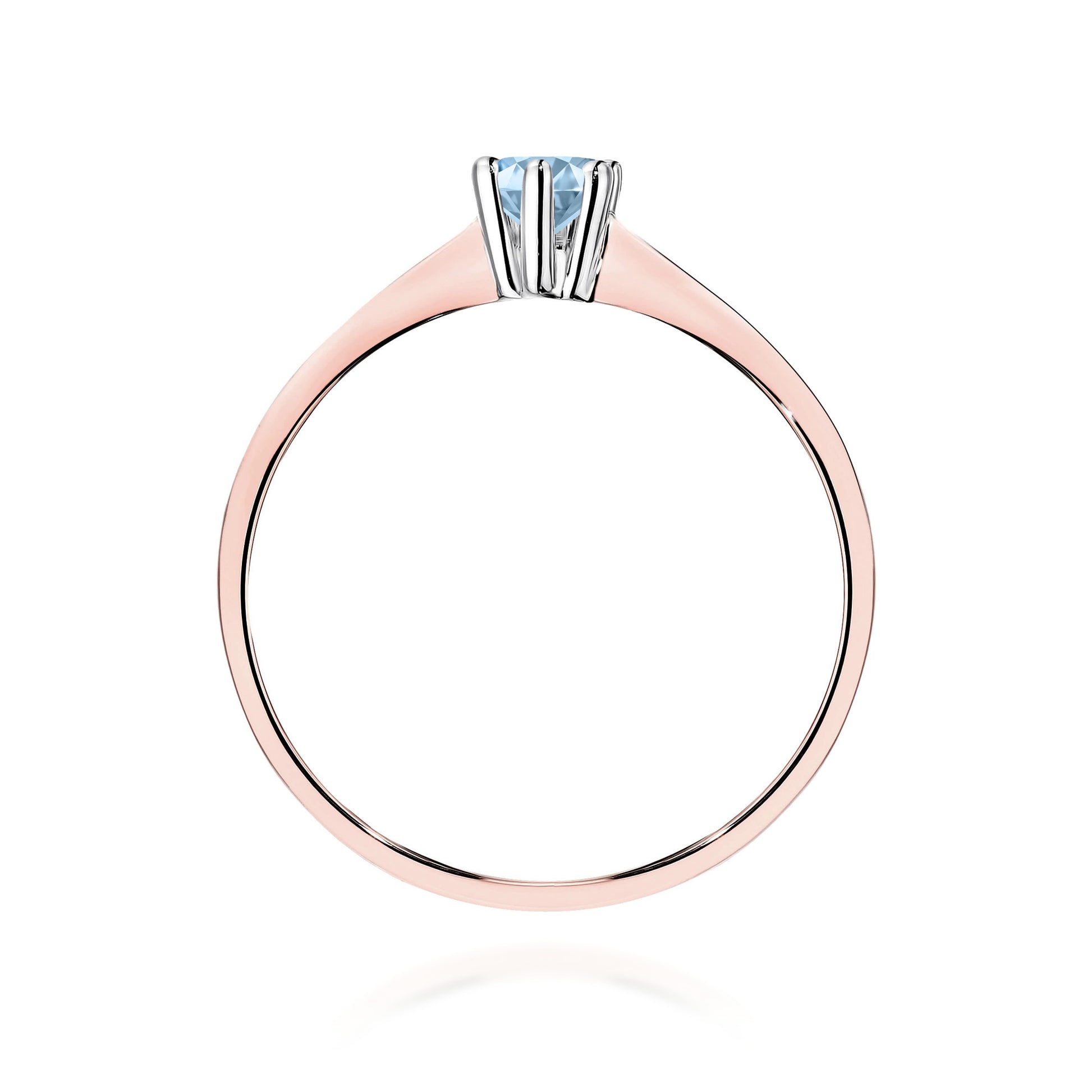Inel Aur 14K cu Diamant Natural 0.15 ct