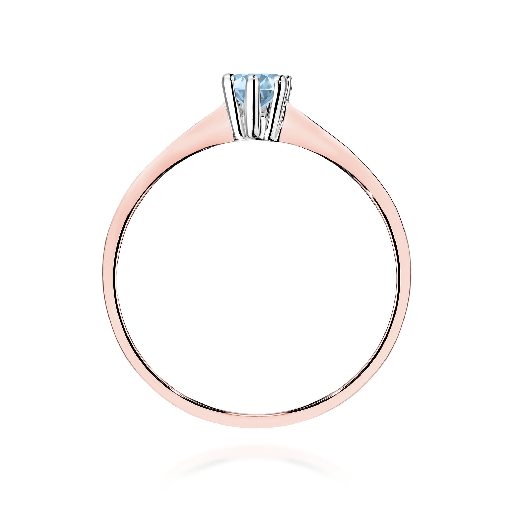 Inel Aur 14K cu Diamant Natural 0.15 ct