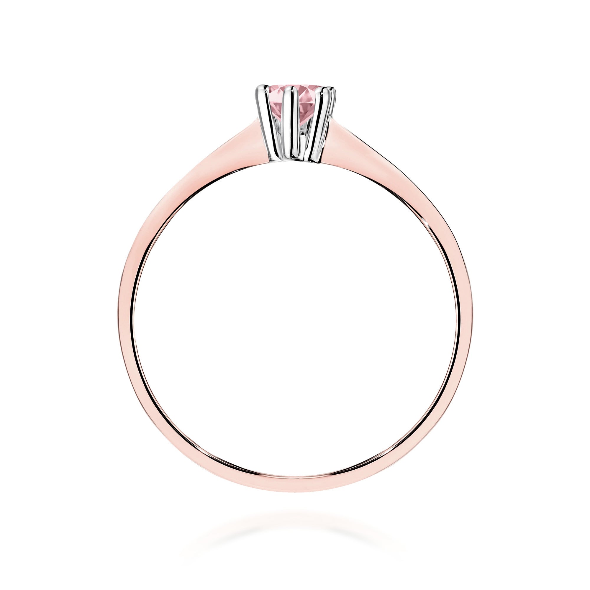 Inel Aur 14K cu Diamant Natural 0.15 ct