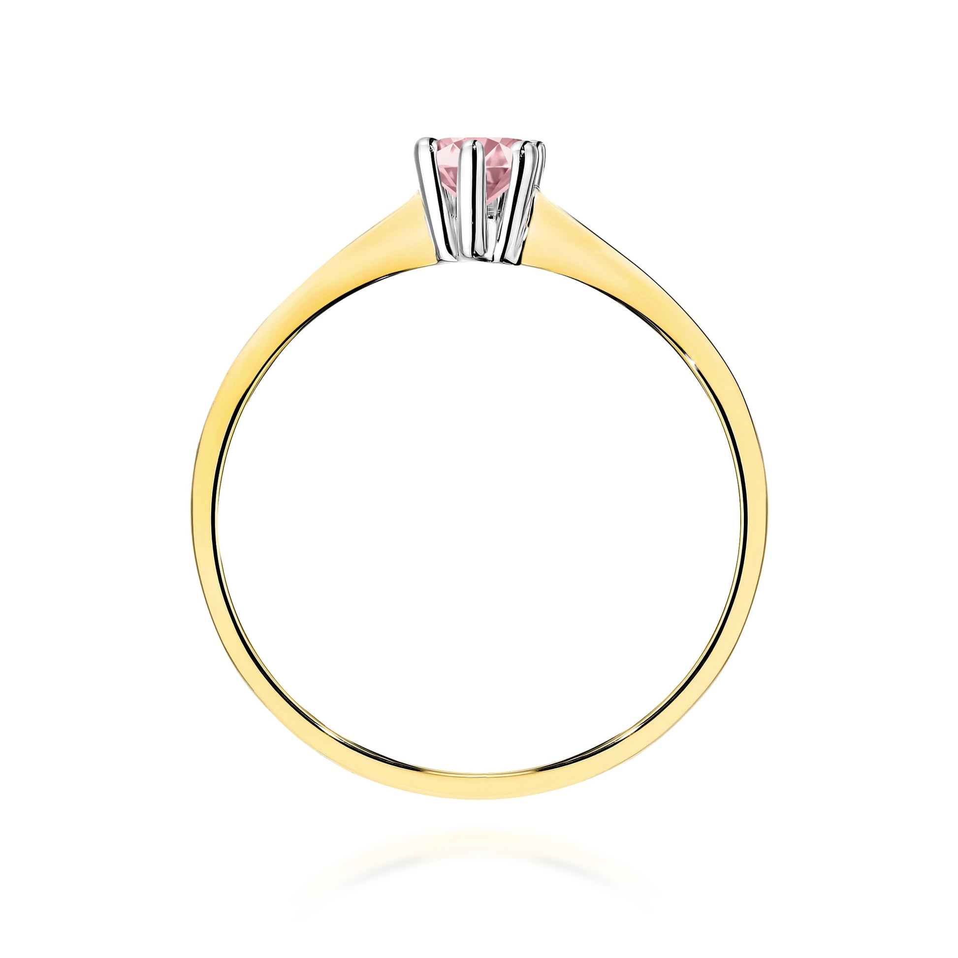 Inel Aur 14K cu Diamant Natural 0.15 ct