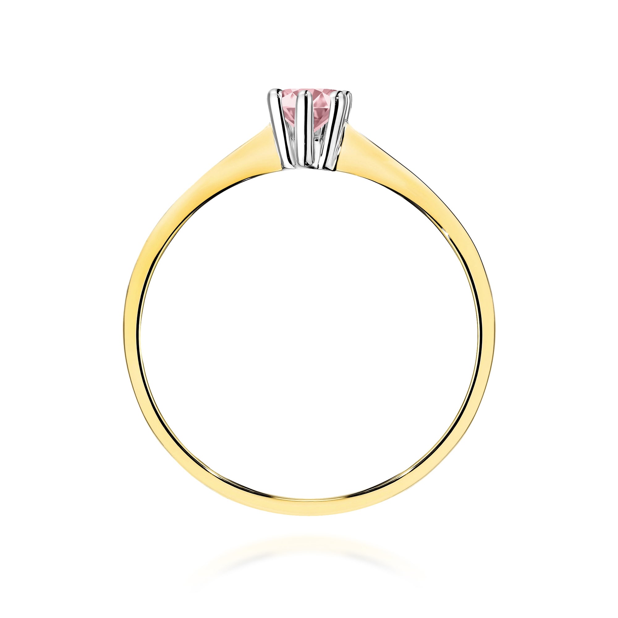 Inel Aur 9K cu Diamant Natural 0.15 ct