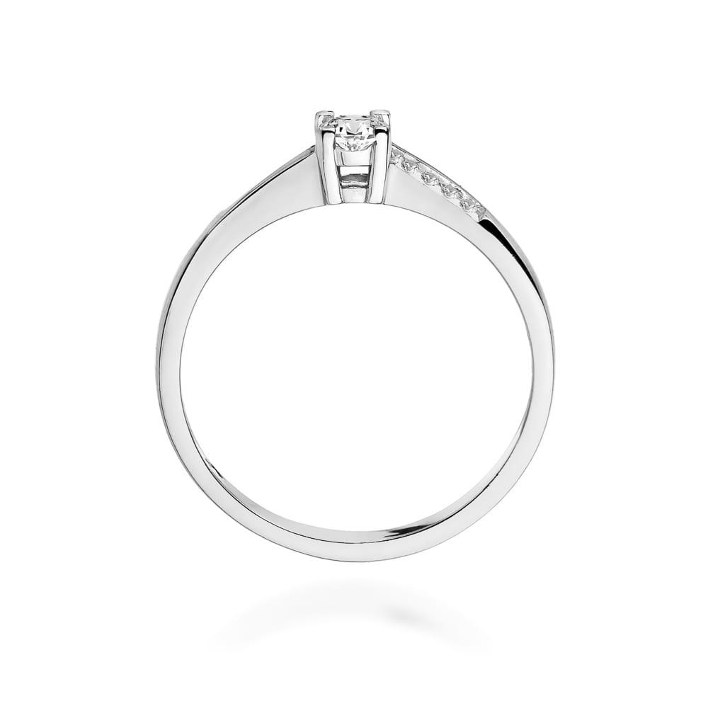 Inel Aur 9K cu Diamante Naturale 0.19 ct