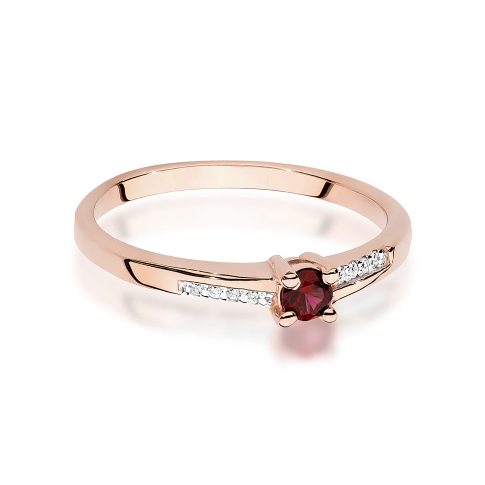 Inel Aur 14K W0258 Rubin 0.15ct