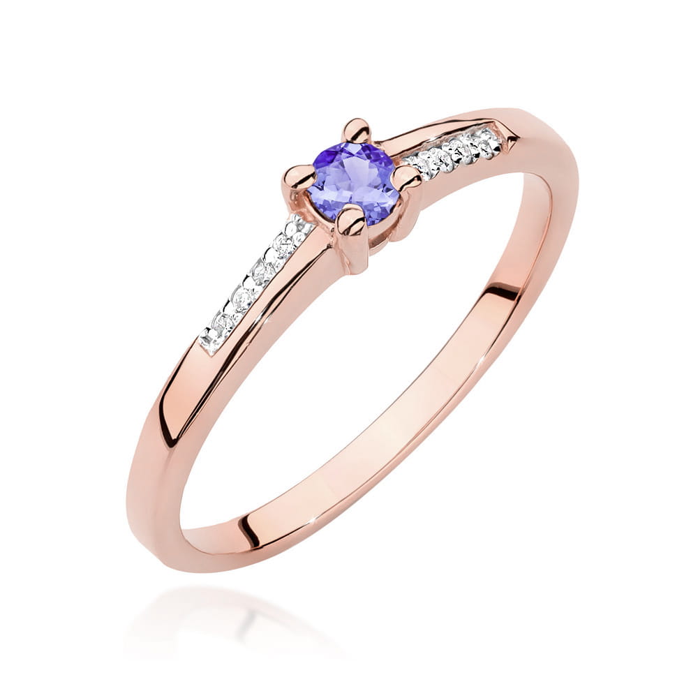 Inel Aur 14K W0258 Tanzanit 0.15ct