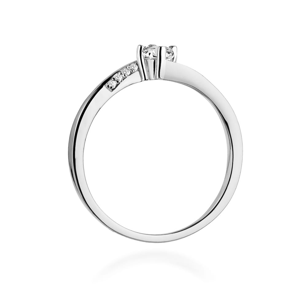 Inel Aur 9K cu Diamante Naturale 0.19 ct