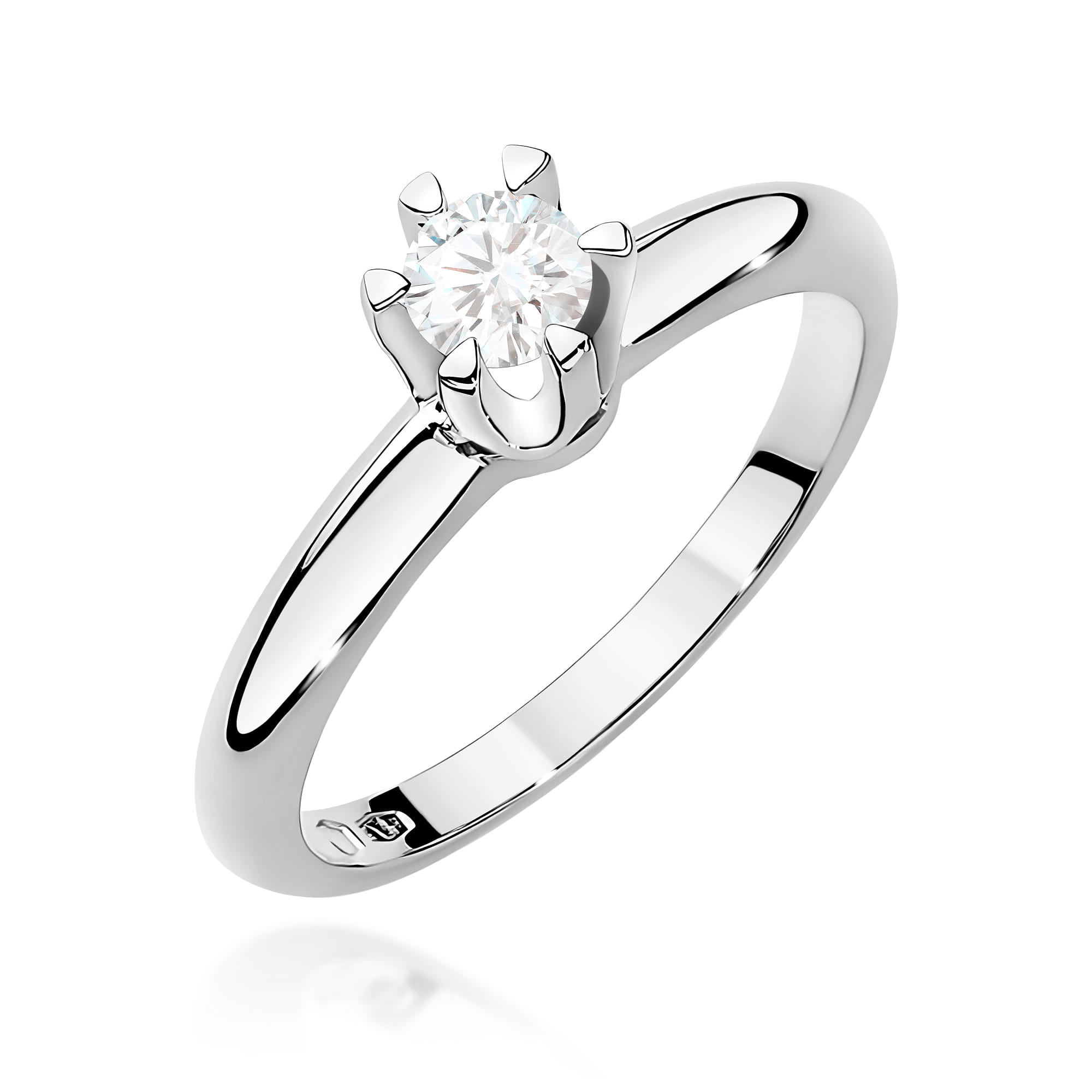 Inel Aur 9K cu Diamant Natural 0.30 ct