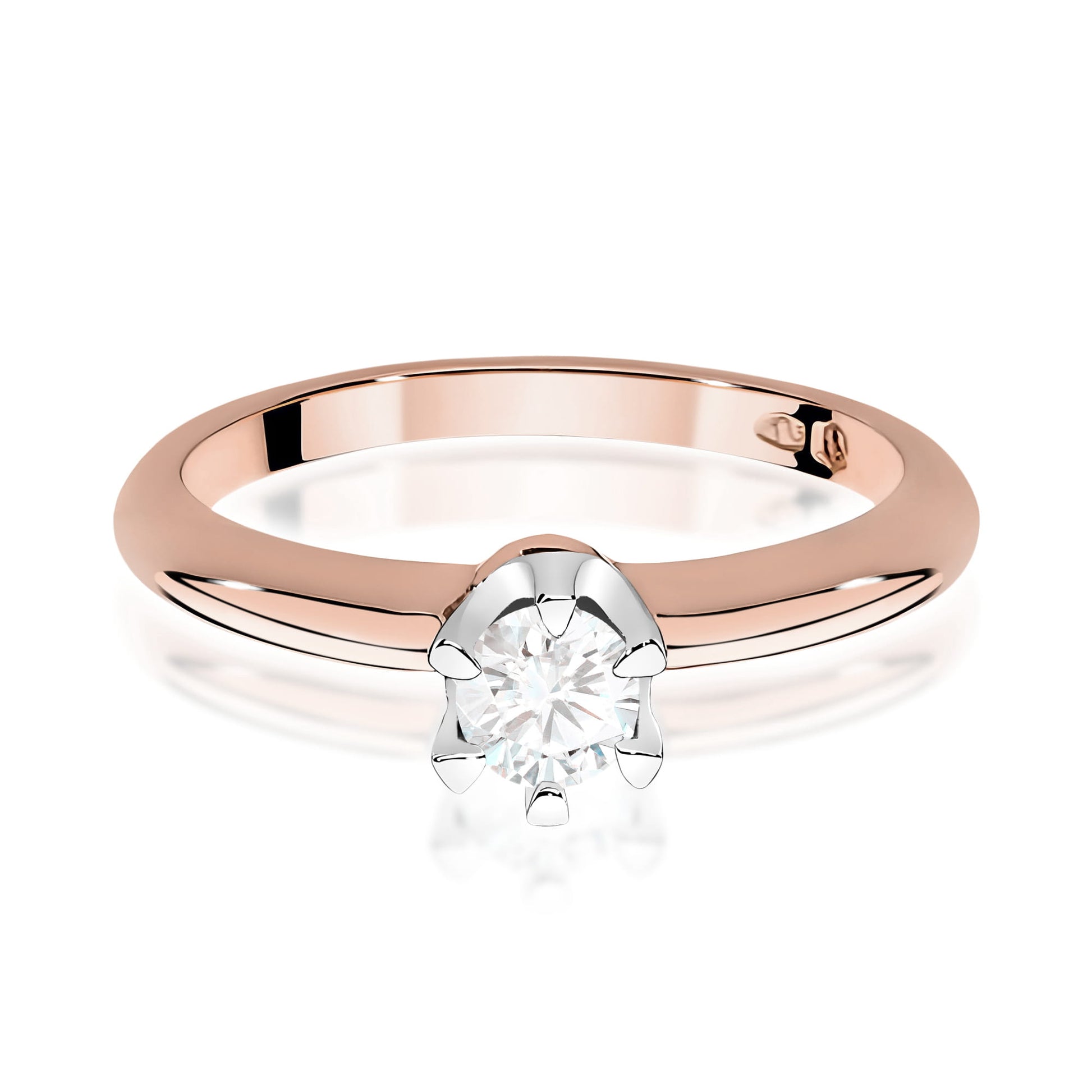 Inel Aur 14K Diamant Cultivat 0,30ct