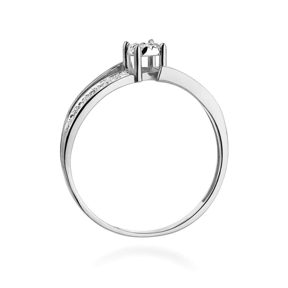 Inel Aur 9K cu Diamante Naturale 0.10 ct